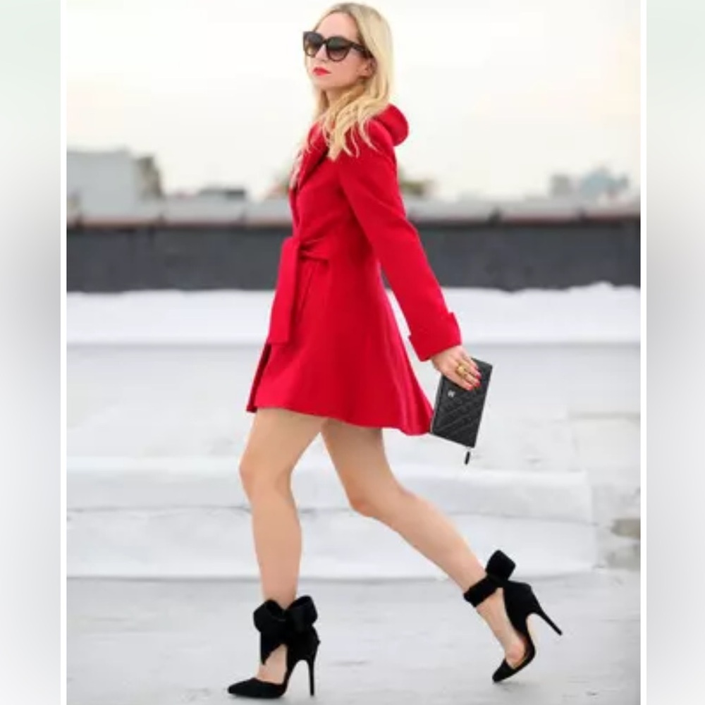 Trina Turk Vibrant Red Coat